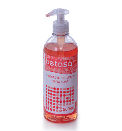 SSC-BET-023 - BETASAN ANTIBACTERIAL LQUID SOAP - 500ml x 9
